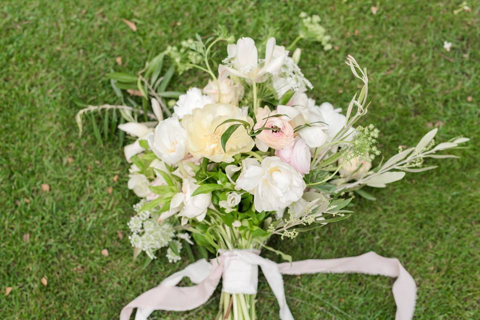 The wedding bouquet