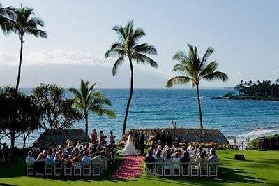 Ask about how we can help with your destination wedding!  Here's Jodi & Luke's beautiful ceremony at the Four Seasons on Maui.