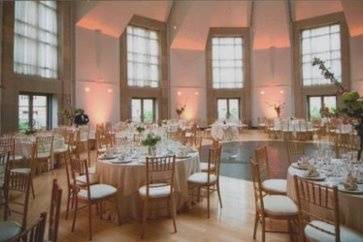 The Pavilion Room at the Ronald Reagan Building was a perfect setting for Tricia & Jim's wedding reception.