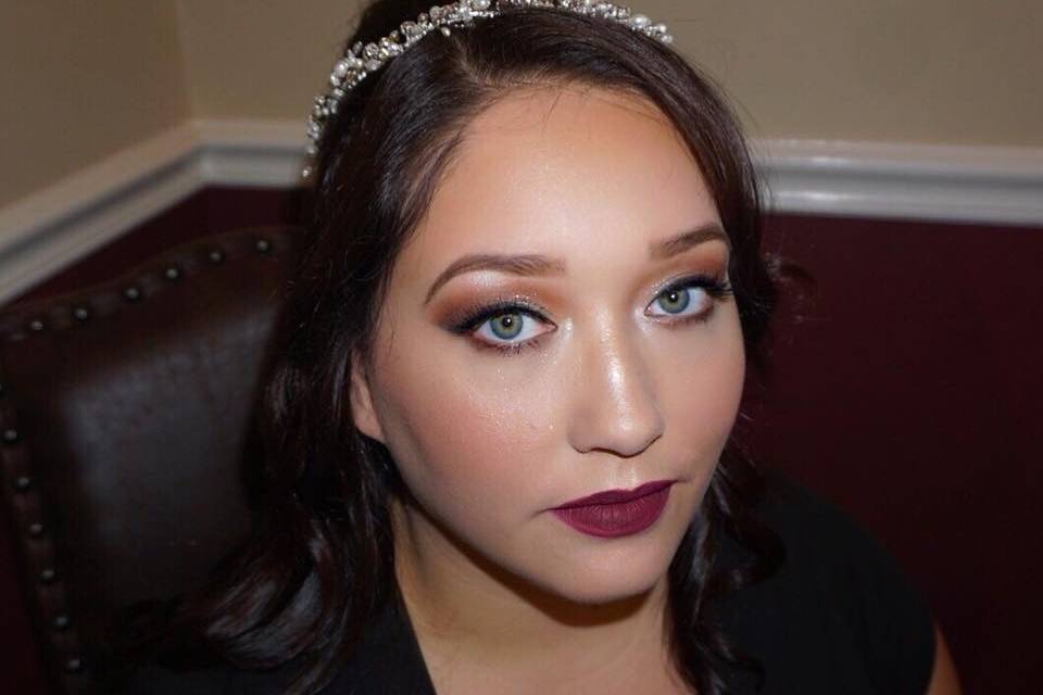 Fall wedding vampy lip