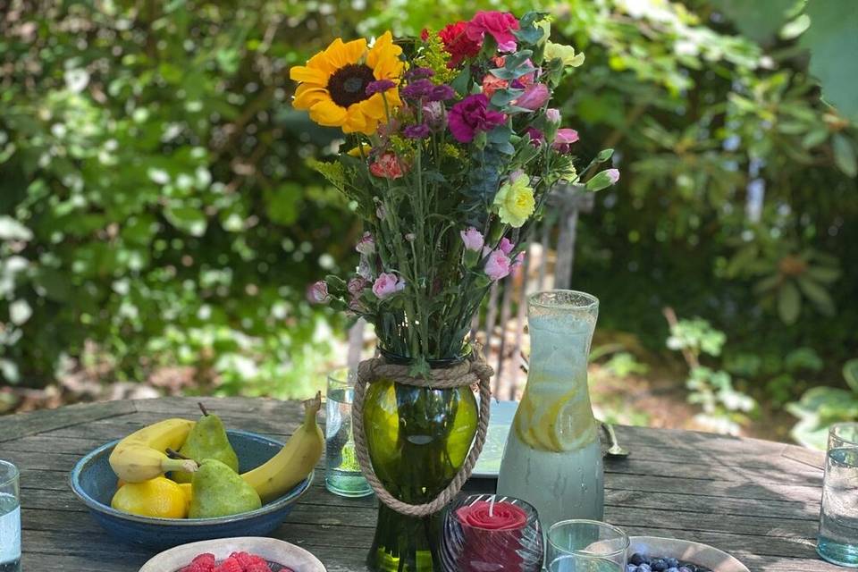 Fruit and flowers