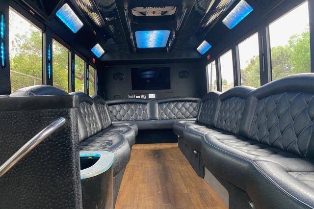 Party bus inside