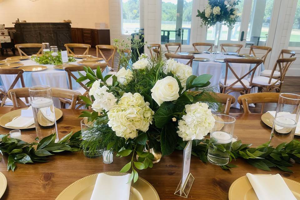 Farm table decor