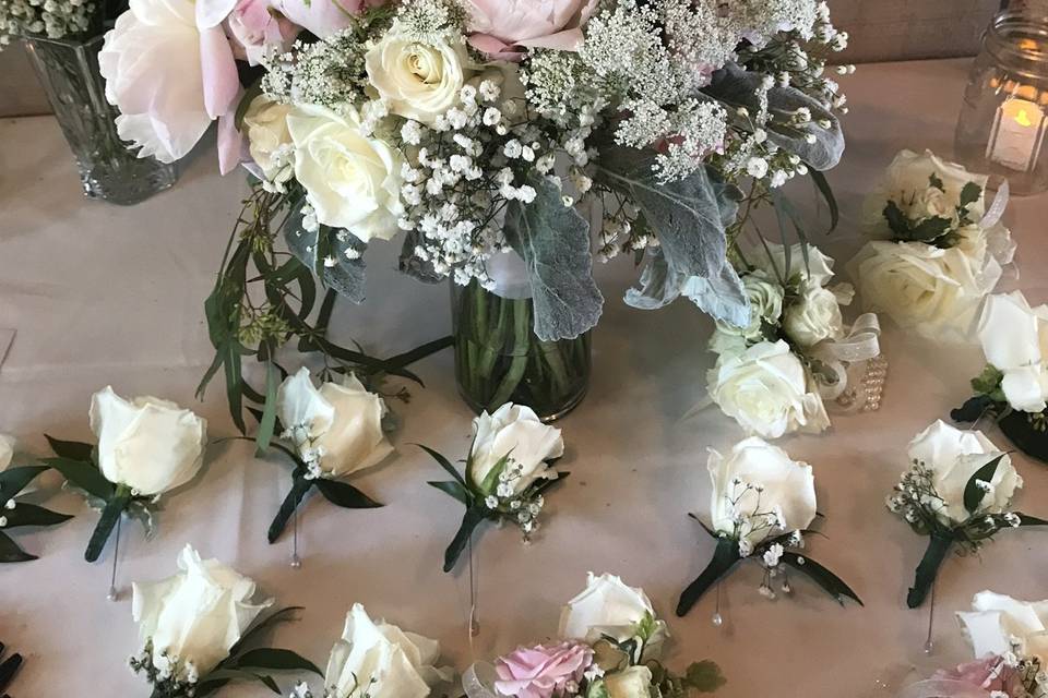 Lovely bride bouquet