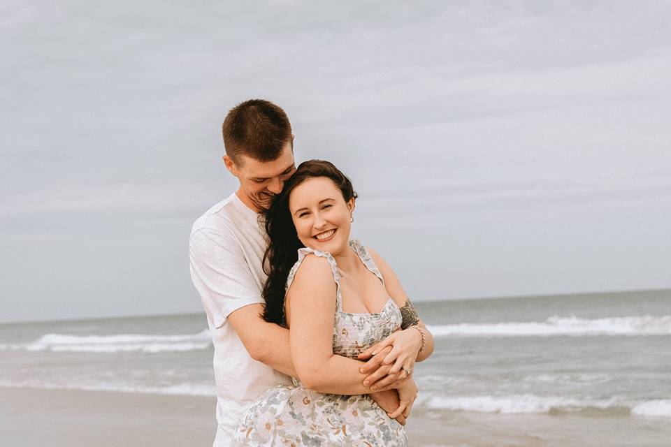 Engagement on the beach