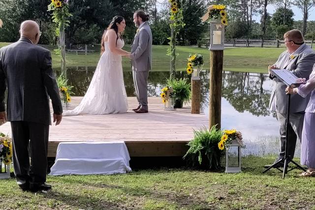 Outdoor wedding