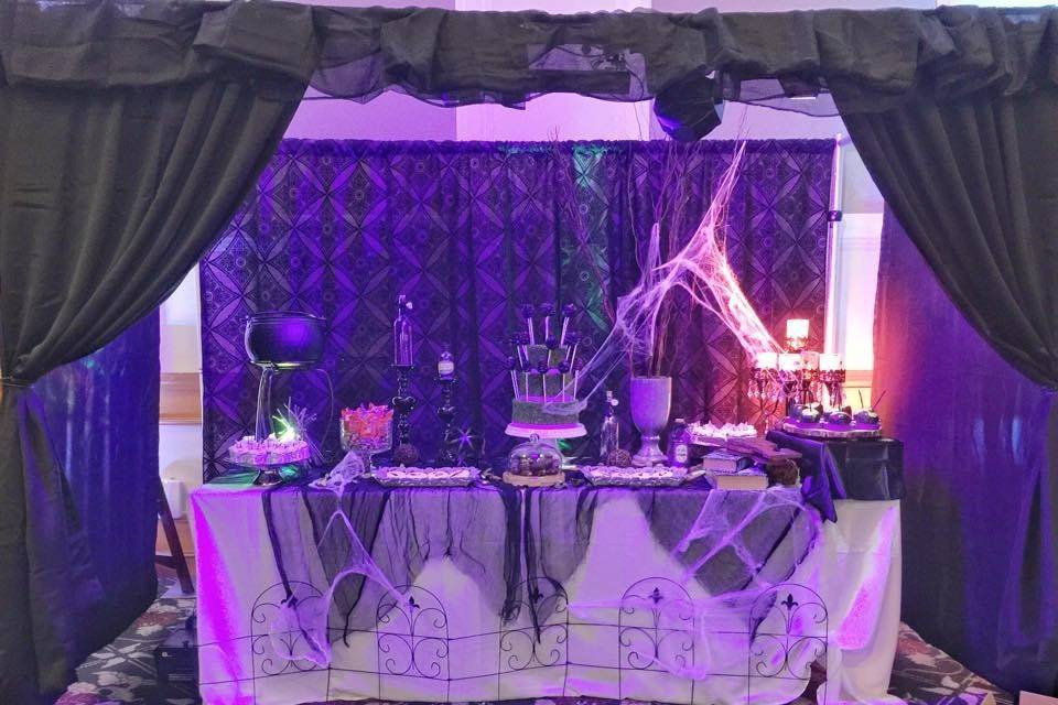 Halloween dessert bar