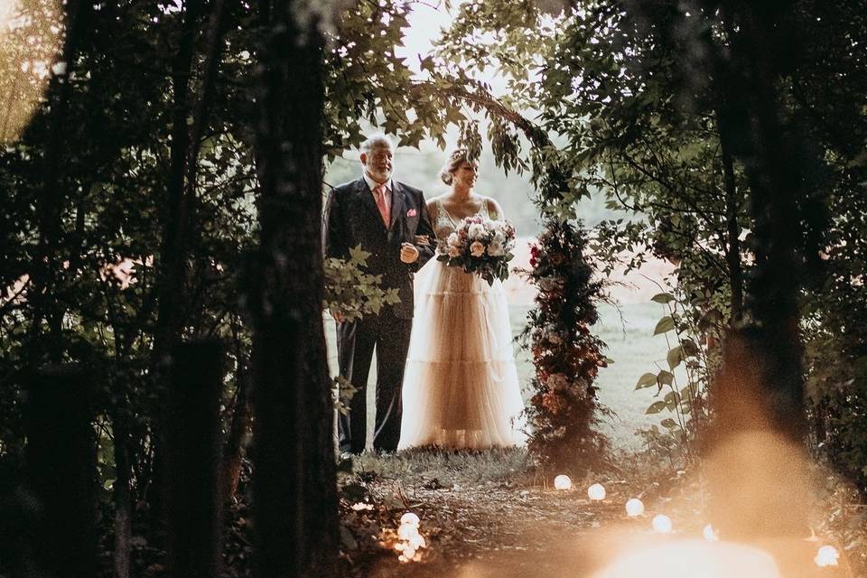 Getting married in the woods
