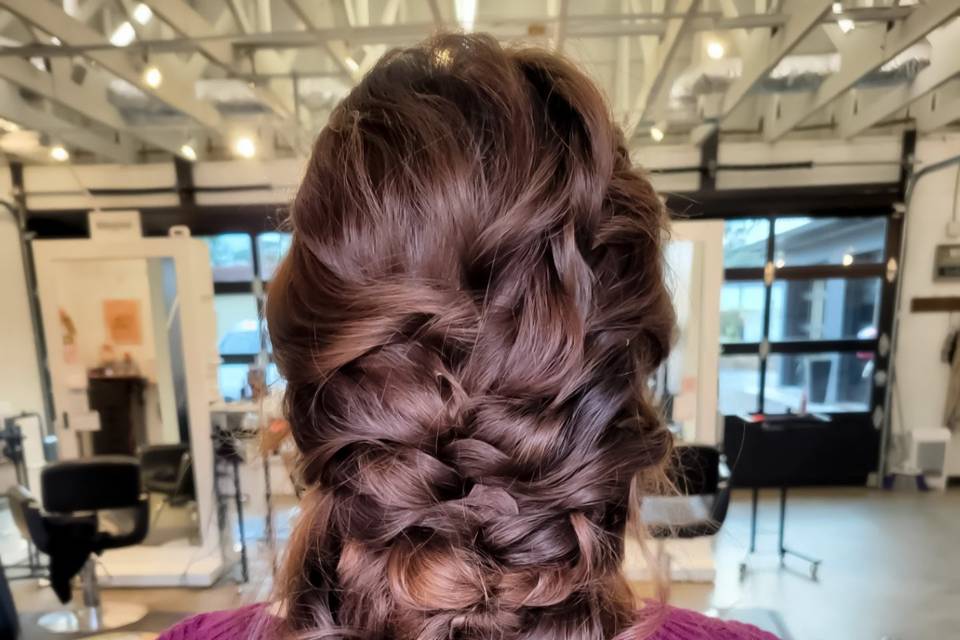 Voluminous boho braid