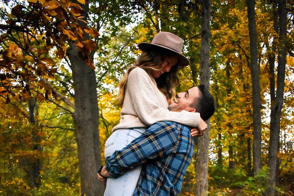 Fall couple shoot