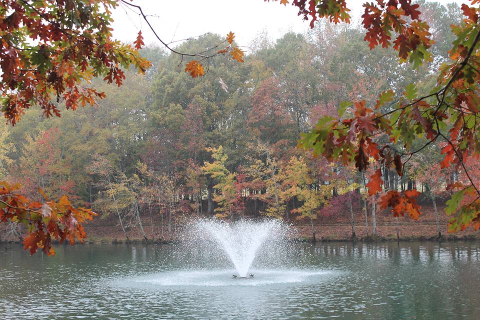 Lake fountain