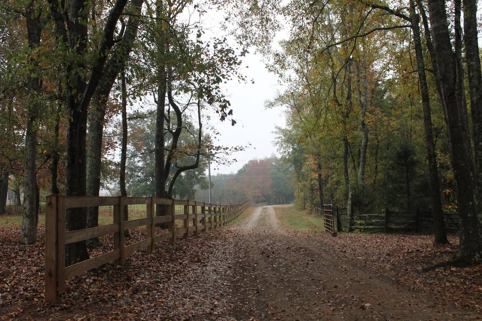 Entrance road