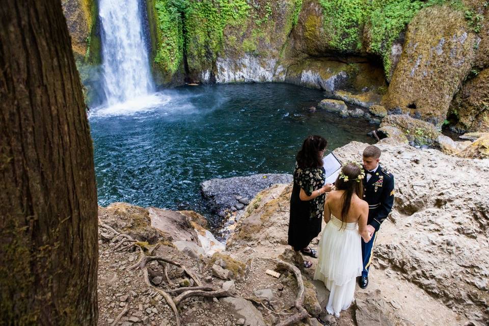 Waterfall Elopement