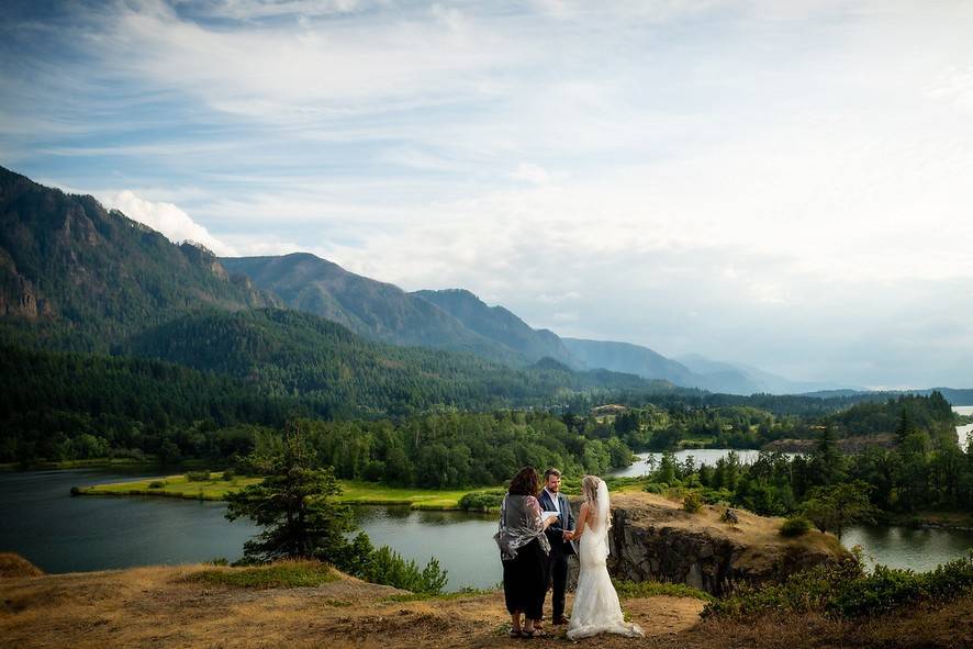 Wedding with a view