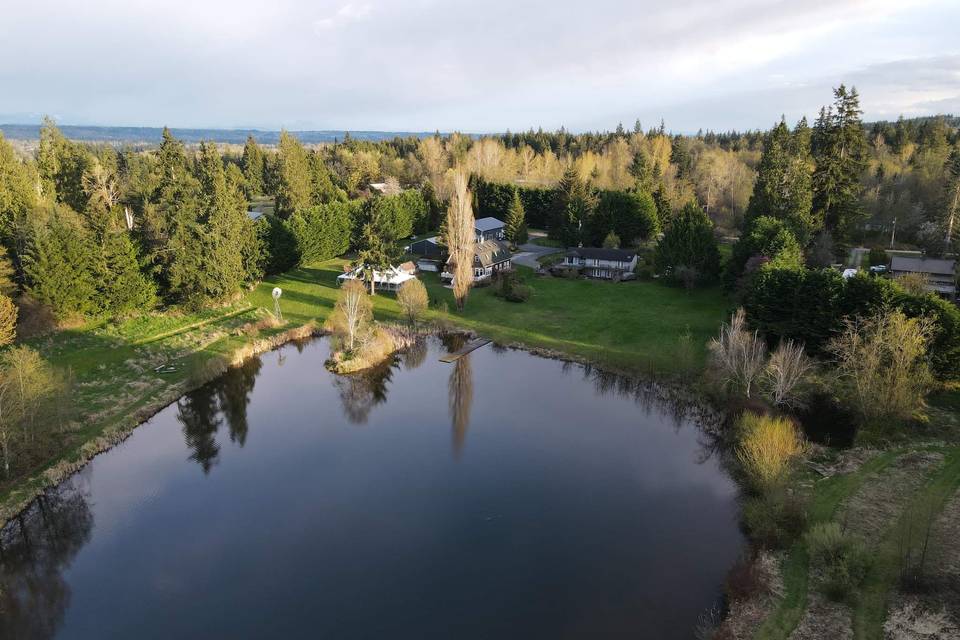 Aerial View of Sadie Lake