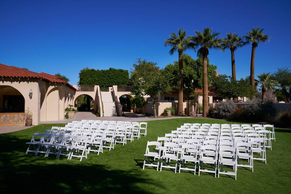 Outdoor ceremony