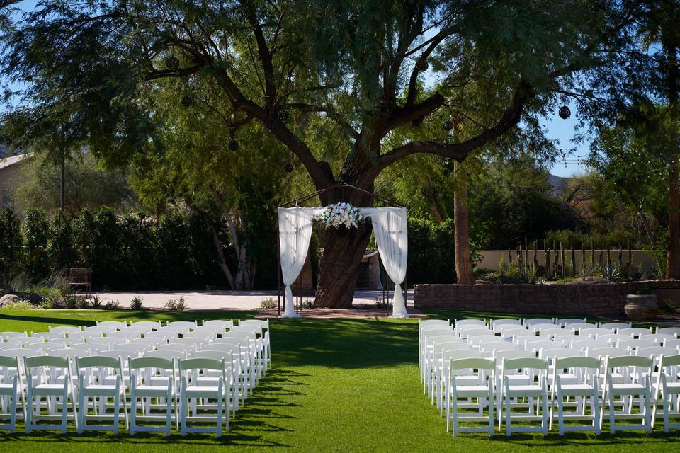 Outdoor ceremony
