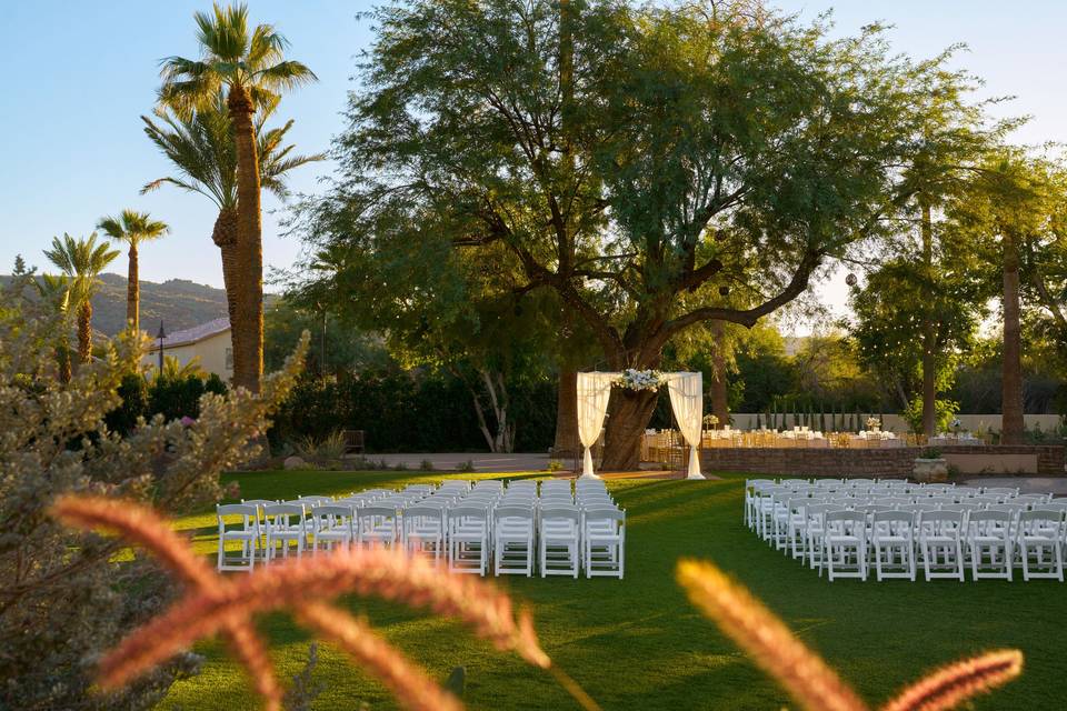Outdoor ceremony