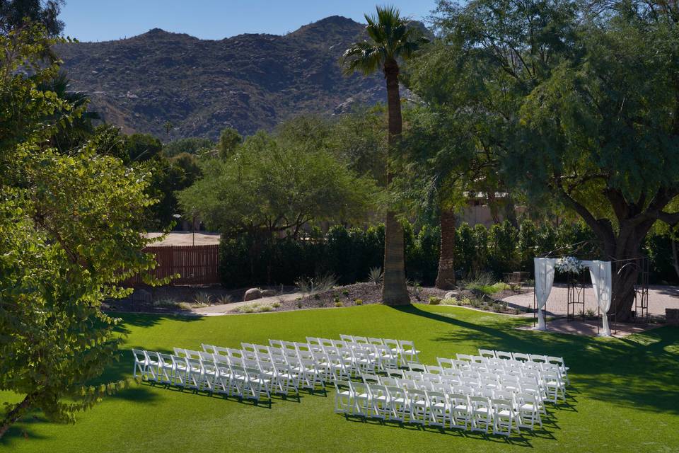 Outdoor ceremony