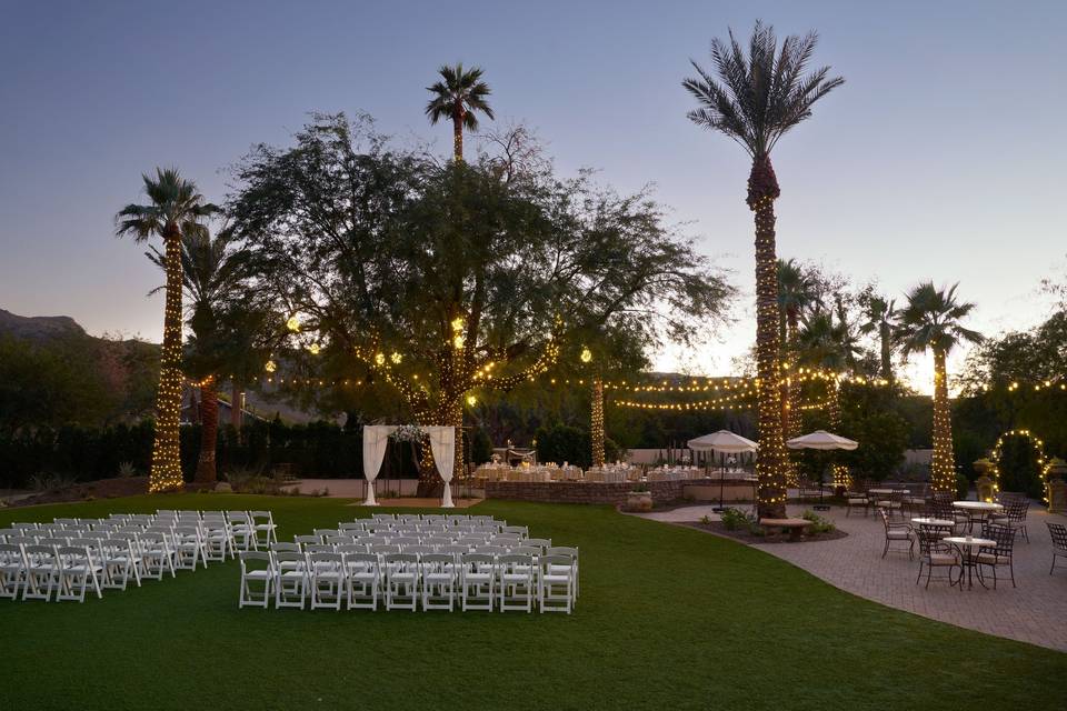Outdoor ceremony