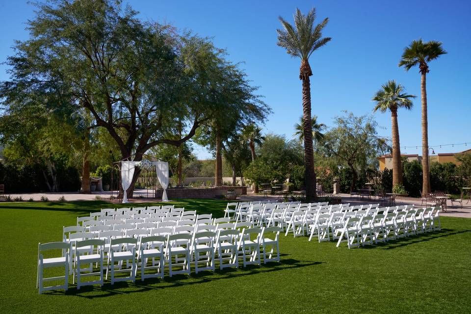Outdoor ceremony