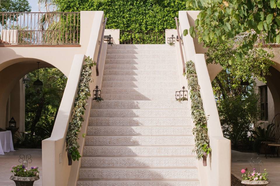 Stairs to make an entrance