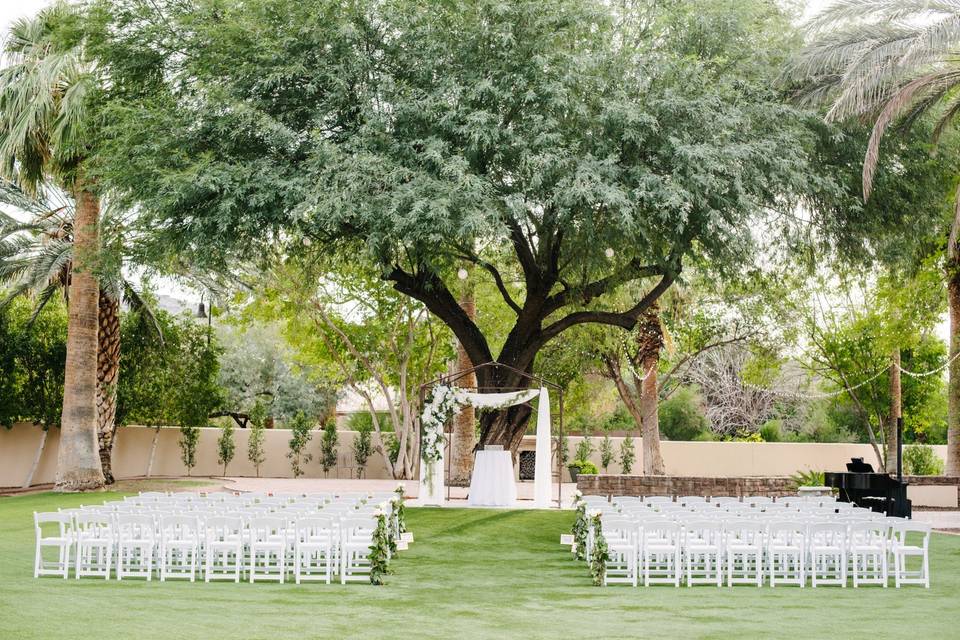 Outdoor ceremony sight