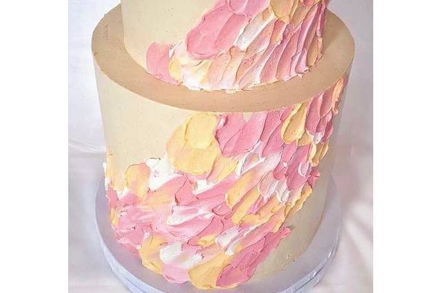 Butter Cream Painted Cake