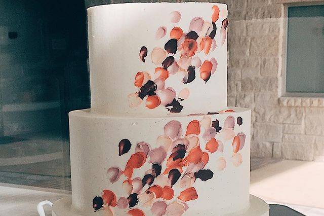 Buttercream Painted Cake