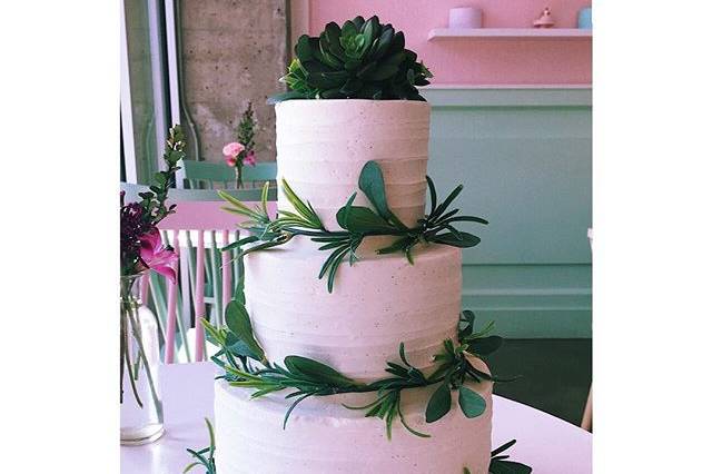 Buttercream and Greenery