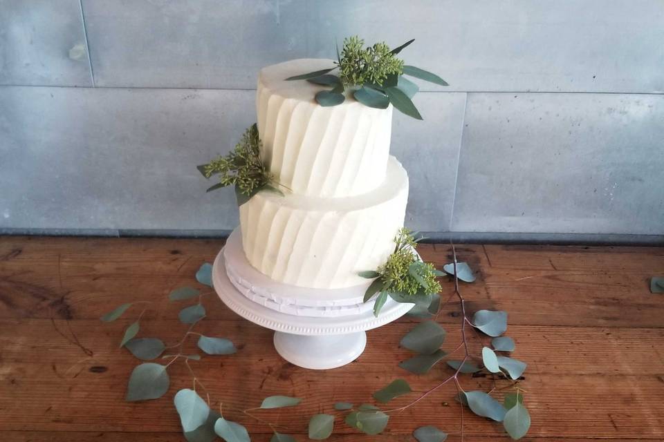 Buttercream and Greenery