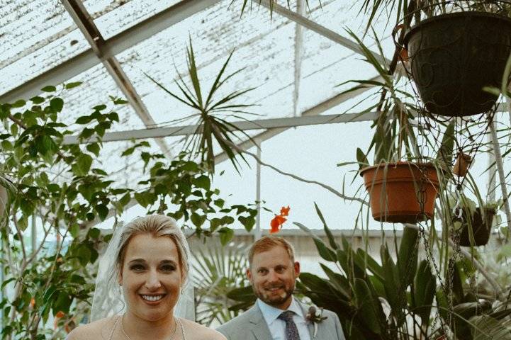 Greenhouse wedding