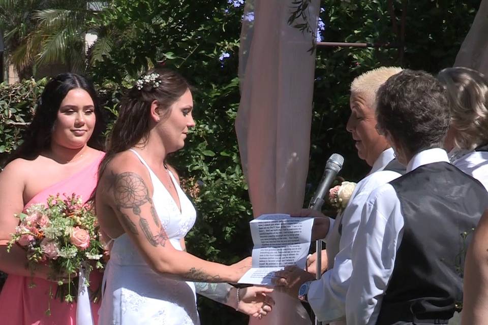 The ceremony