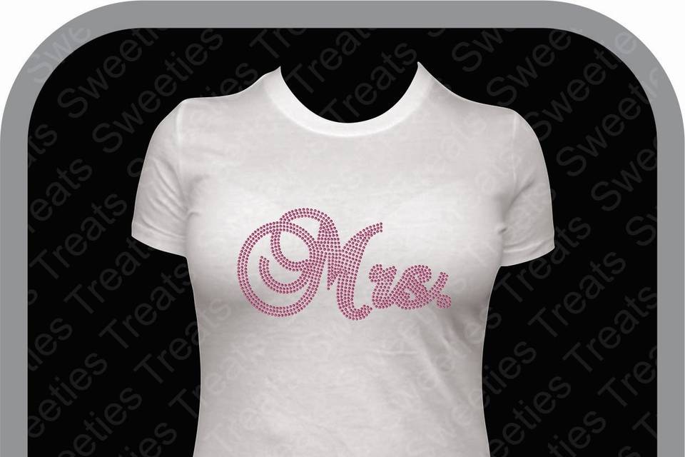 MRS> Rhinestone T-Shirt