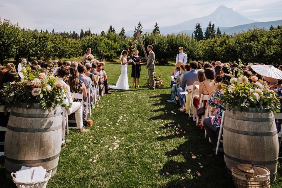 Mt. View Orchards Wedding