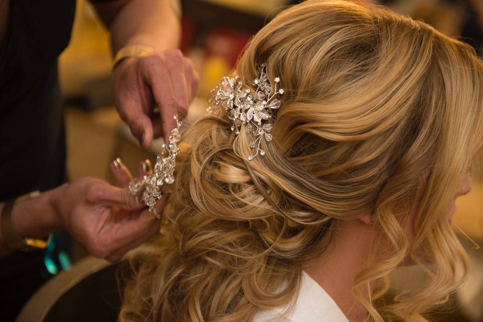 Bridal hair accessories