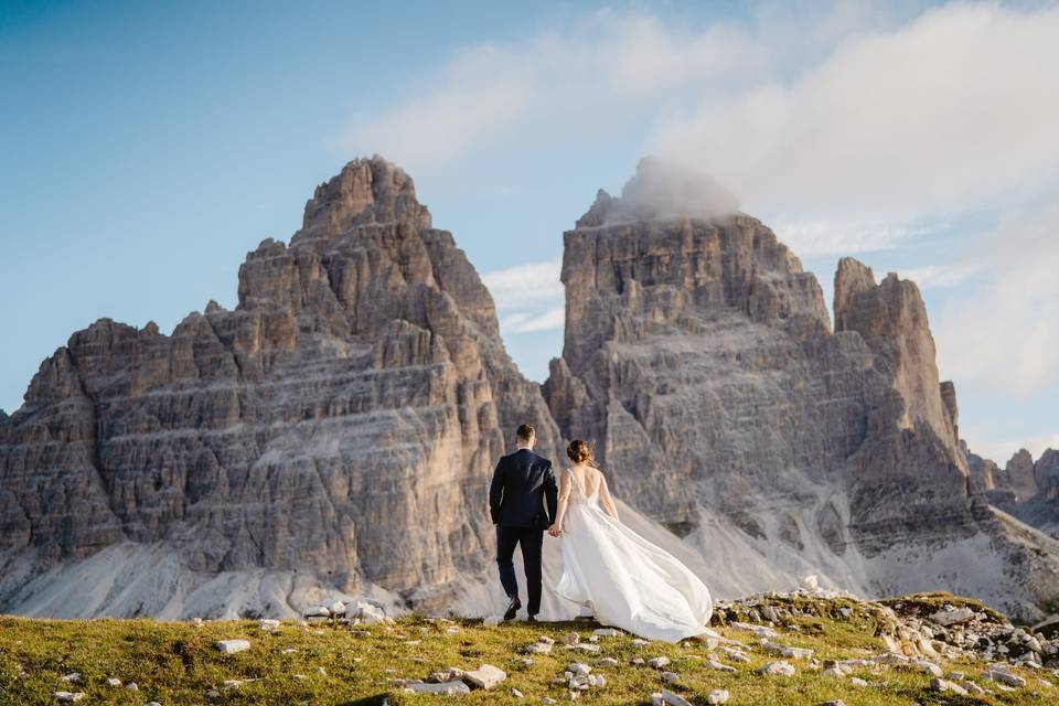 Wedding on mountain