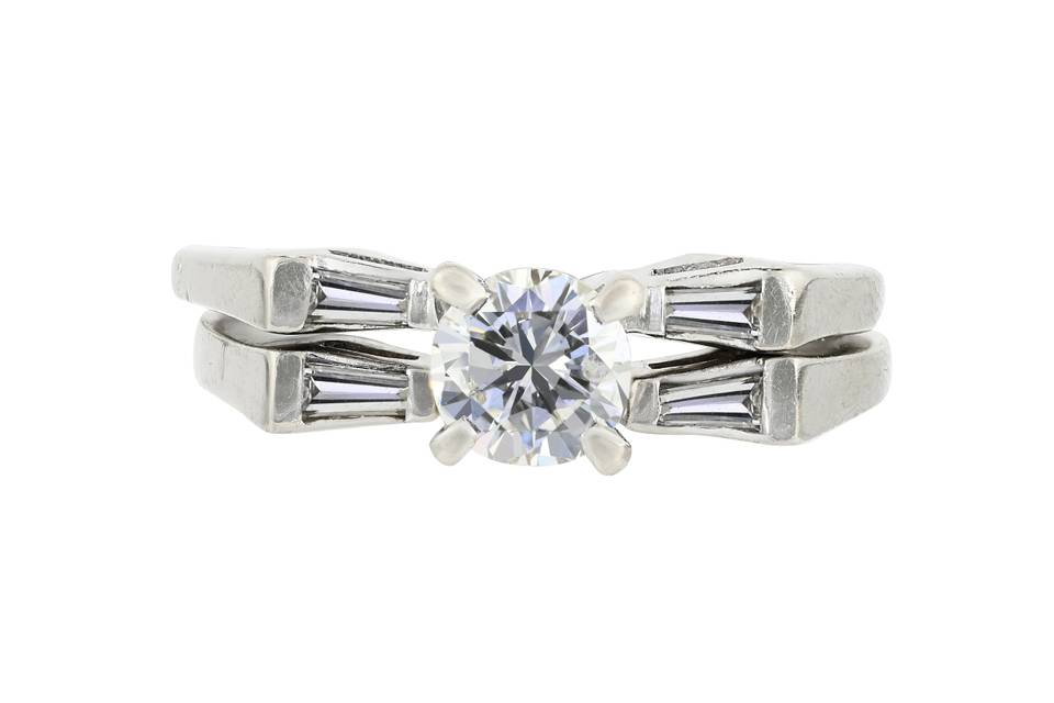 Diamond wedding set