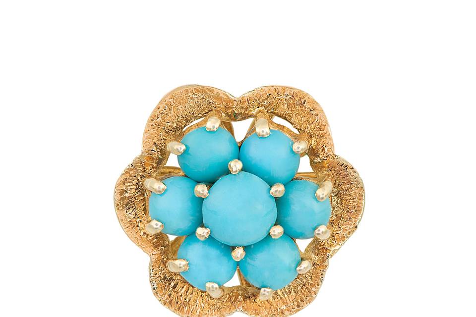 Turquoise & 18K Ring