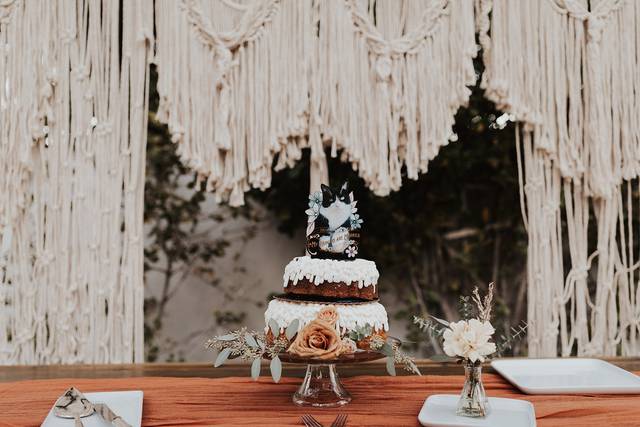 Macrame photo backdrop rental