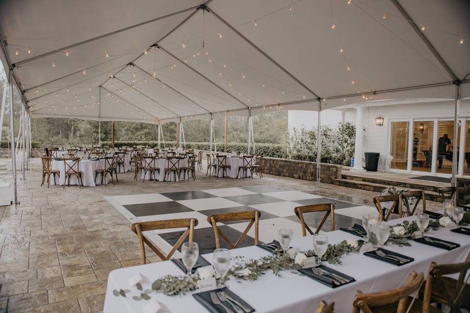 Black & White dance floor