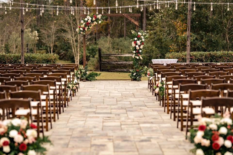 Terrace Ceremony Site