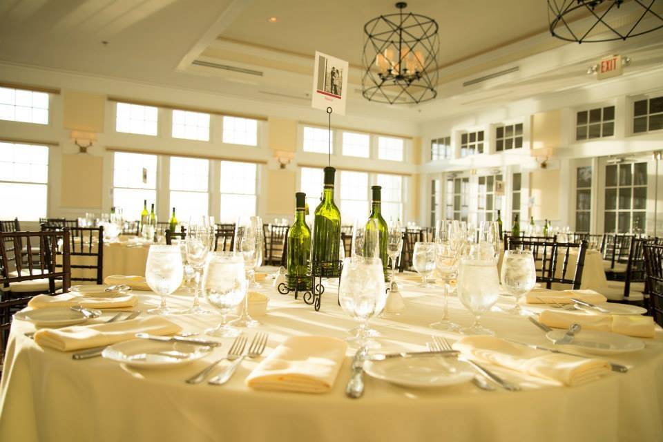 Lavish reception setting