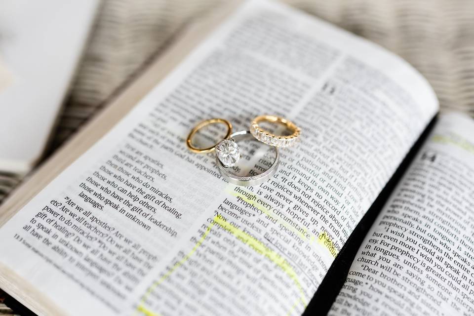 Wedding ring details