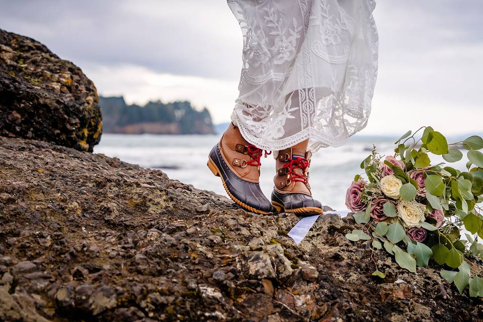 Elopement at the beach