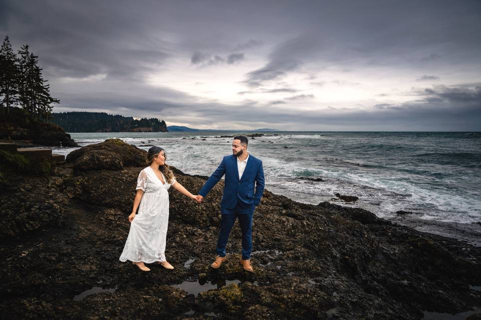 Elopement at the beach