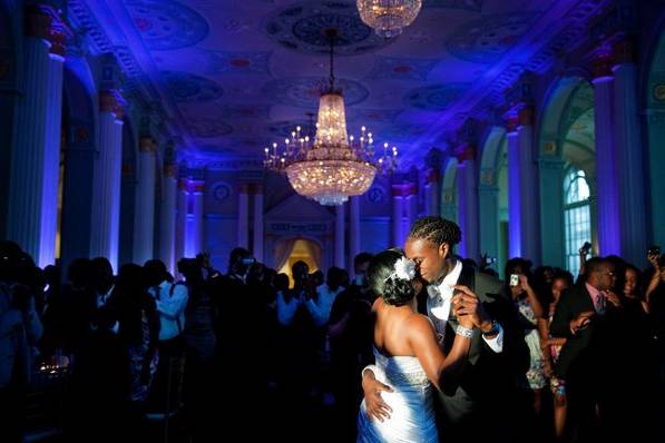 Couple on the dance floor