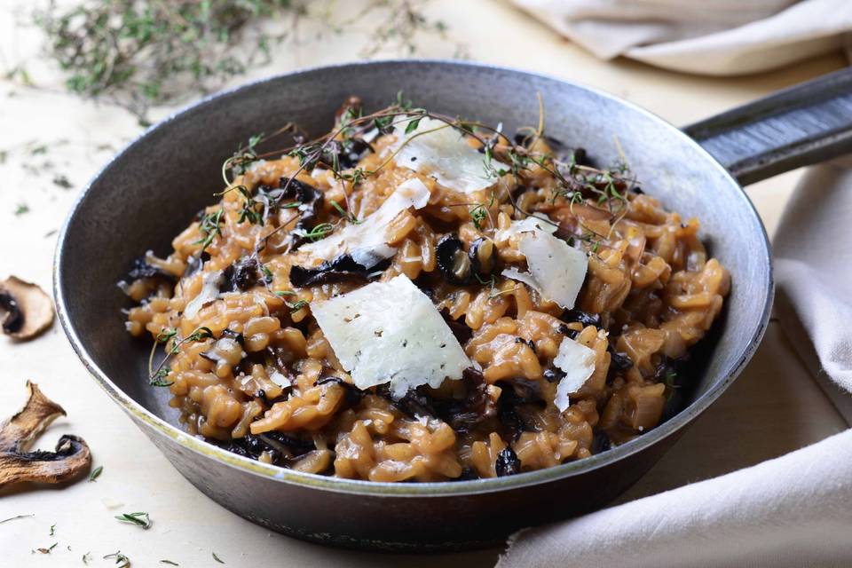 Mushroom risotto