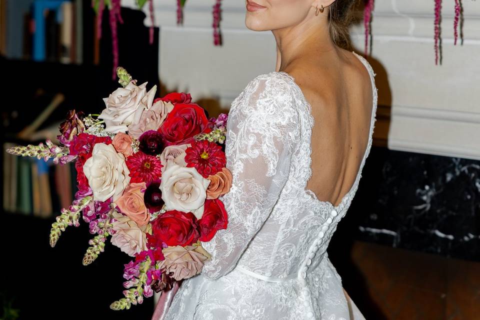 Bride in the Library