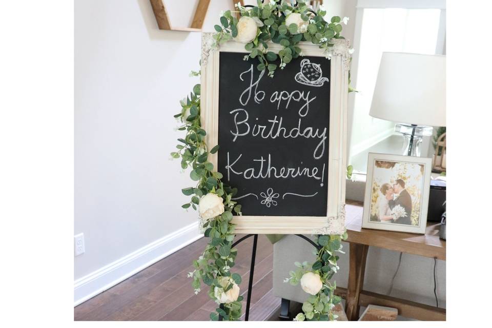 Kathy's Birthday Sign